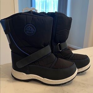 Boys Black Winter Snow Boots